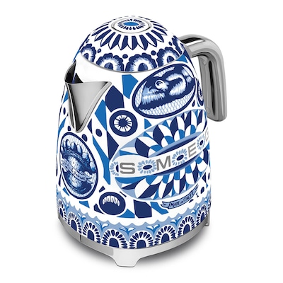 SMEG KLF03DGBEU Dolce & Gabbana Wasserkocher Blu Mediterraneo von Smeg