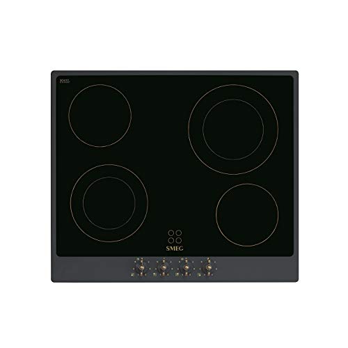 SMEG Keramik-Kochfeld COLONIALE - P864AO, Schwarz/anthrazit SMEG Keramik-Kochfeld COLONIALE - P864AO, Schwarz/anthrazit von Smeg