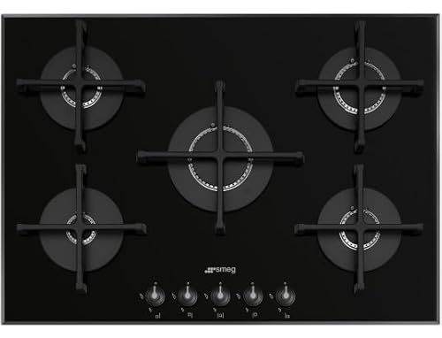 SMEG PV175B3, LINEA-Gaskochfeld, Black von Smeg