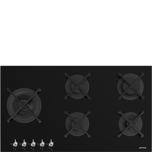 SMEG PV395LN, CLASSICA-Gaskochfeld, Black SMEG PV395LN, CLASSICA-Gaskochfeld, Black von Smeg