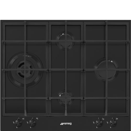 SMEG PX364LMB, CLASSICA-Gaskochfeld, Black mat SMEG PX364LMB, CLASSICA-Gaskochfeld, Black mat von Smeg