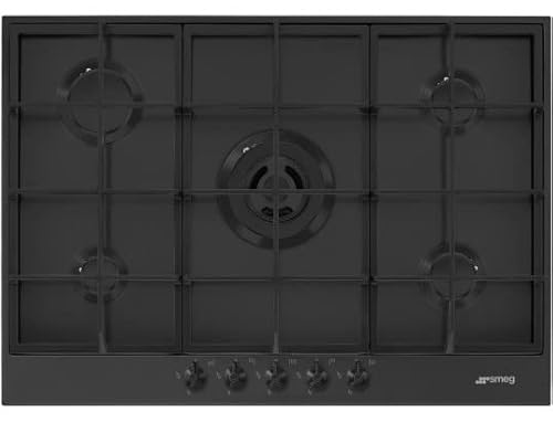 SMEG PX375MB, CLASSICA-Gaskochfeld, Black mat von Smeg