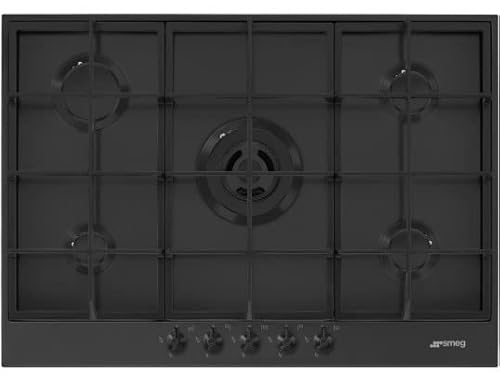 SMEG PX375MB, CLASSICA-Gaskochfeld, Black mat SMEG PX375MB, CLASSICA-Gaskochfeld, Black mat von Smeg