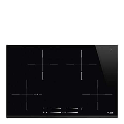 SMEG SI7844B Induktionskochfeld, Glas, Schwarz von Smeg