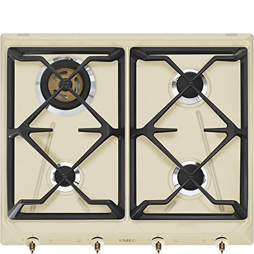 SMEG SRV864POGH Gaskochplatte, creme SMEG SRV864POGH Gaskochplatte, creme von Smeg
