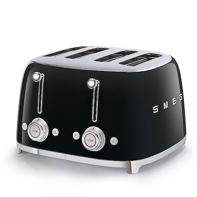 SMEG TSF03BLEU 50s Style Toaster Schwarz von Smeg