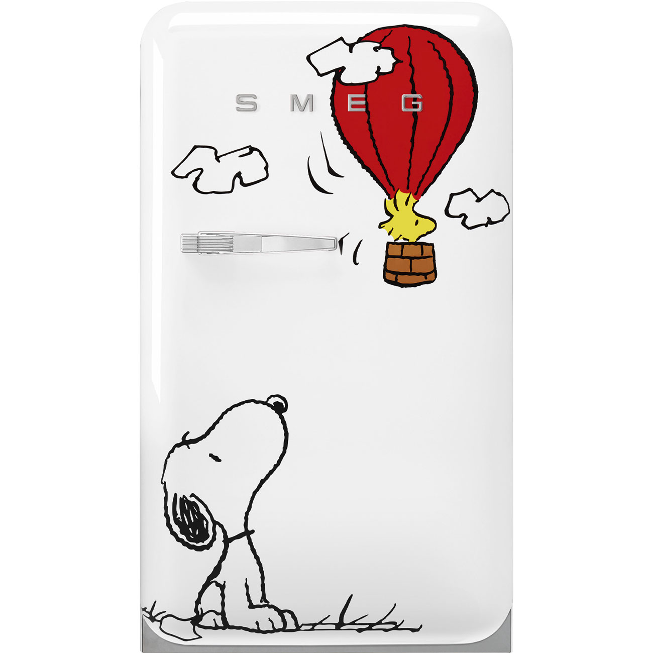 Smeg FAB10RDSN5 Kühlschrank 50&#039;s Retro Style Peanuts Snoopie von Smeg