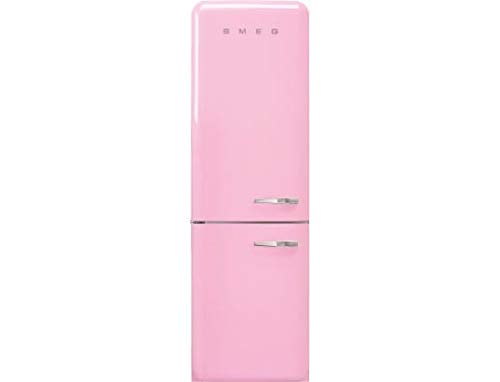 Smeg FAB32LPK3 Kühl-Gefrier-Kombination unten, 331 Liter, Kühl-/Gefrier-Kombination: kalt gebrüht, kein Frost, automatische Abtauung, Rosa, Klasse A+++/freistehend von Smeg