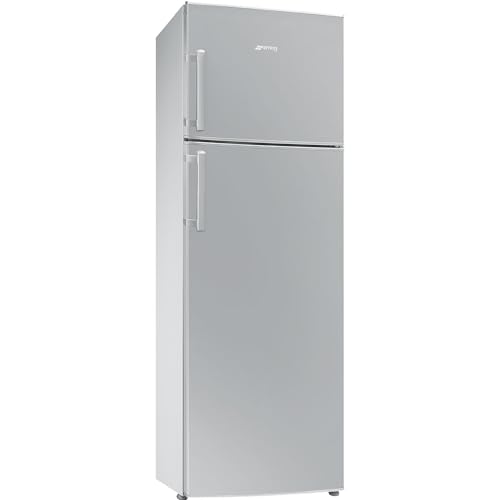 Smeg FD32ES Kühlschrank mit 2 Türen, 306 Liter, Silber, statisch, Energieeffizienzklasse E von Smeg