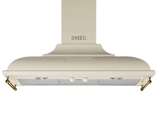 Smeg KC19POE Dunstabzugshaube/Dunstabzugshaube/Pyramide/Breite 90 cm/Maximaler Luftdurchsatz (in m3/h): 788, Geräuschpegel mini/maxi, dBA: 50/70 von Smeg