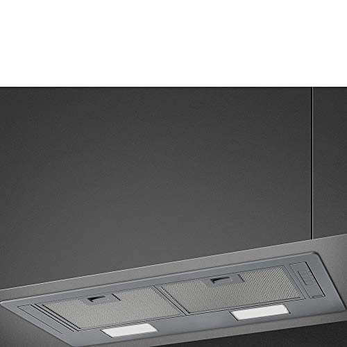 Smeg KSG70HE Dunstabzugshaube, 368 m³/h, silberfarben, D – Dunstabzugshaube (368 m³/h, Leitung, E, D, 67 dB) von Smeg