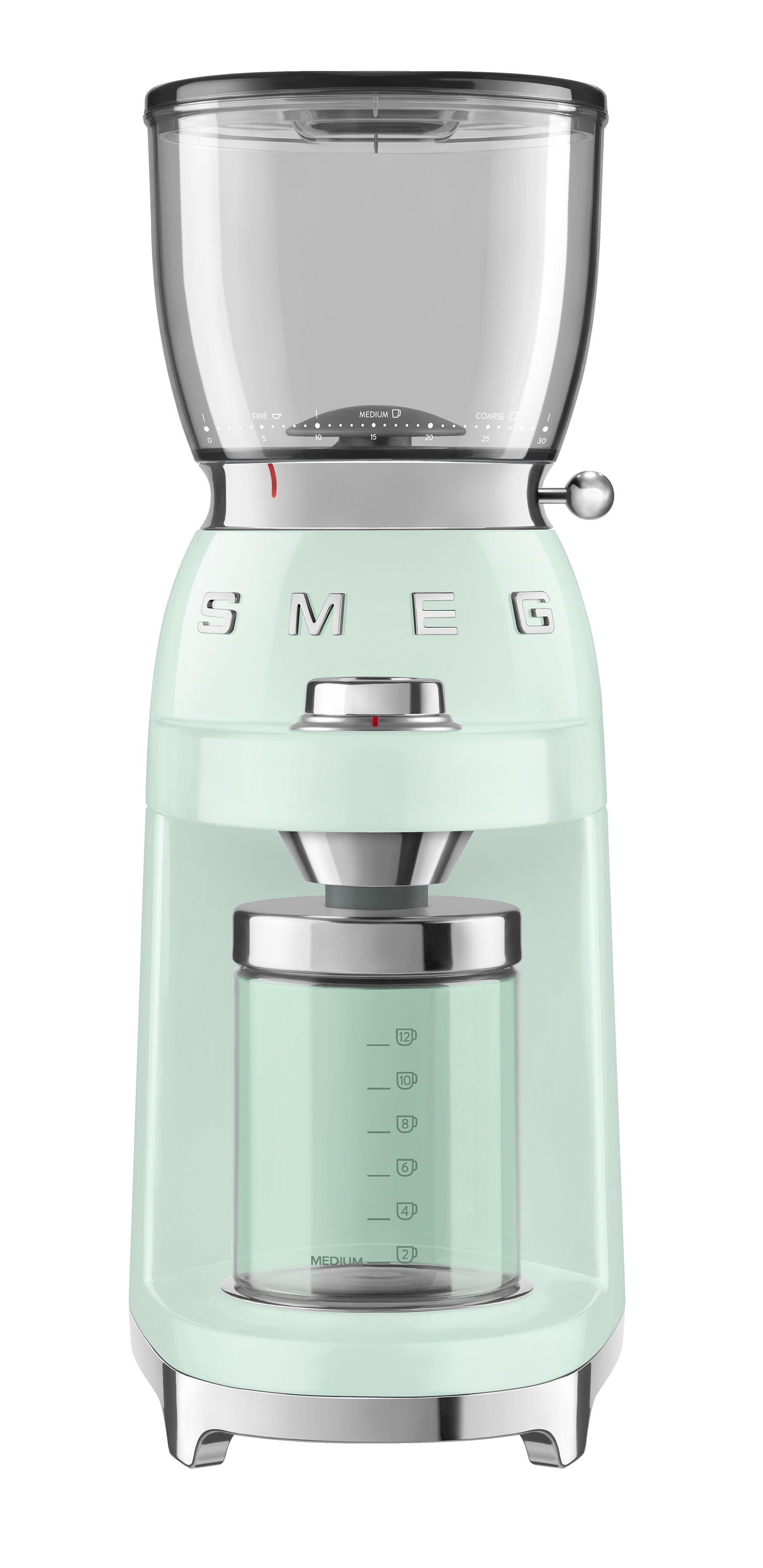 Smeg Kaffeemühle 50&#039;s Retro Style CGF01PGEU Pastellgrün von Smeg