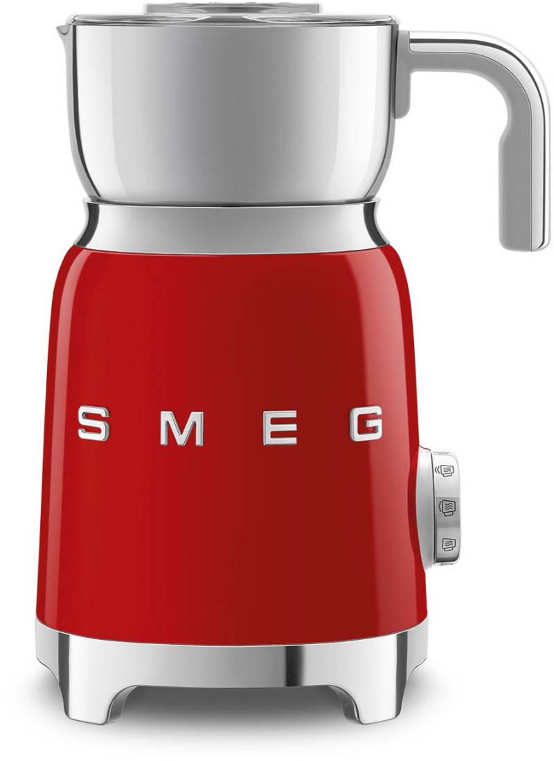 Smeg Milchaufschäumer 50&#039;s Retro Style MFF01RDEU Rot von Smeg