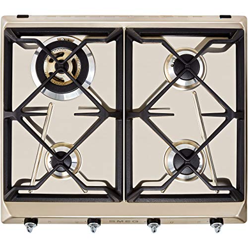 Smeg SR964 X GH eingebaut Gas Edelstahl Kochfeld von Smeg