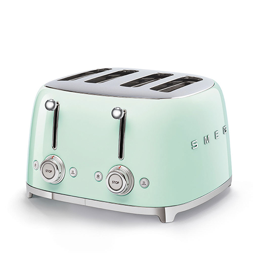 Smeg Toaster 4-Schlitz 50&#039;s Retro Style TSF03PGEU Pastellgrün von Smeg