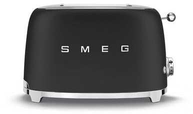 TSF01BLMEU Kompakt-Toaster schwarz matt von Smeg
