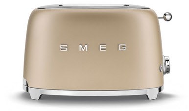 TSF01CHMEU Kompakt-Toaster champagner matt von Smeg