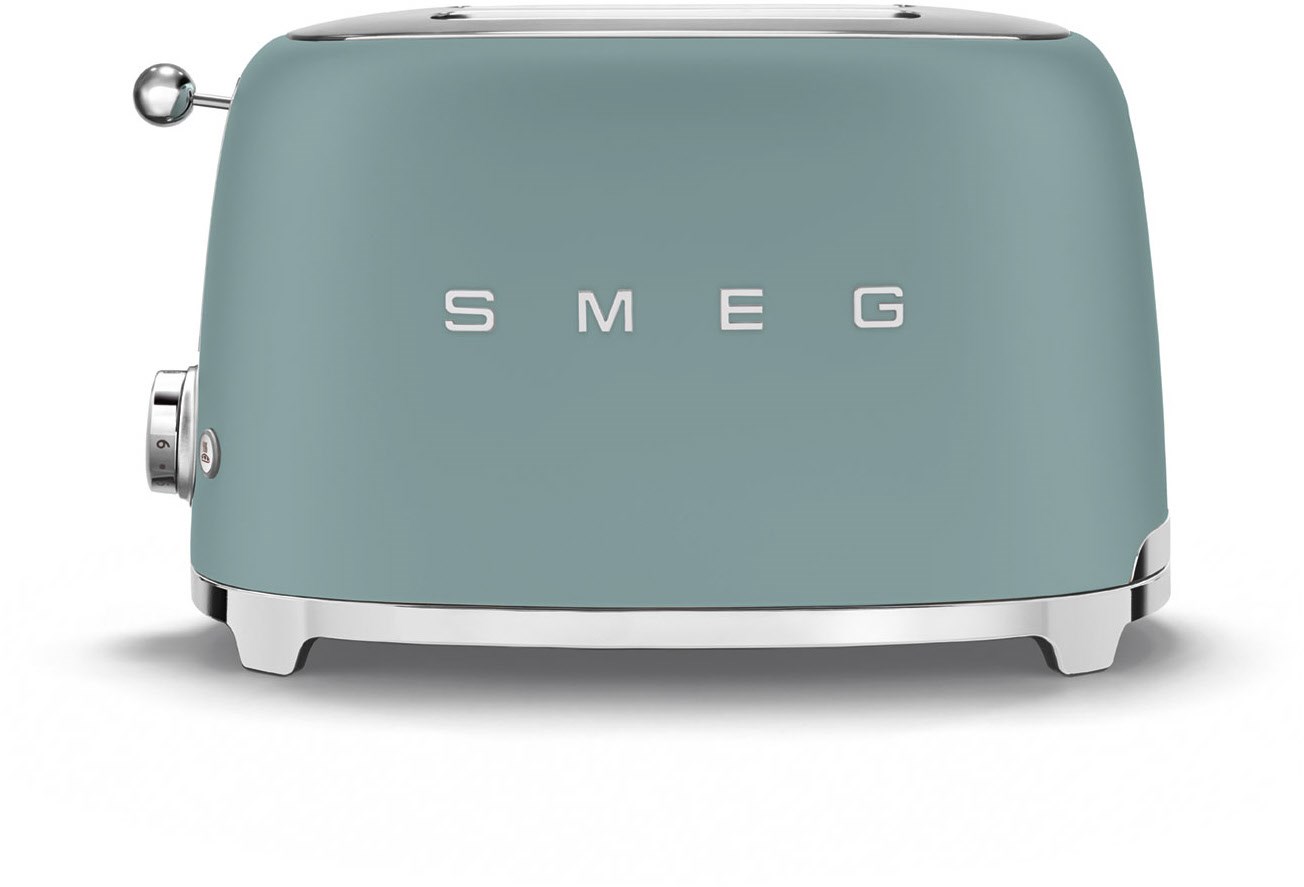 TSF01EGMEU Doppelschlitz-Toaster emerald green-matt von Smeg