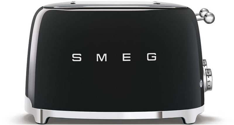 TSF03BLEU 4-Schlitz Toaster schwarz von Smeg