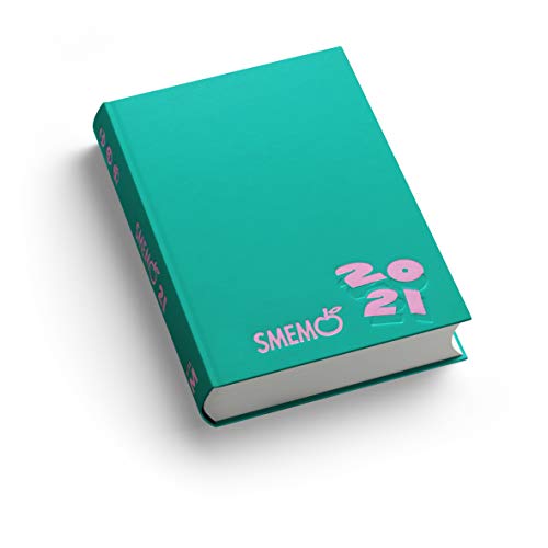 Smemo – Tagebuch 2020/2021 16 Monate – Grün Logo Rosa – 11 x 15 cm von Smemoranda