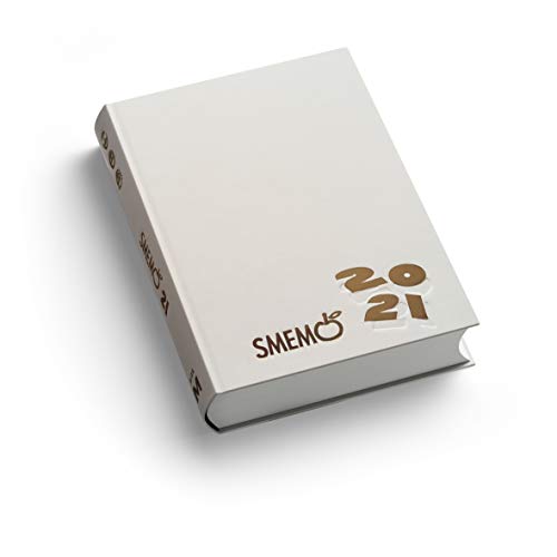 Smemo – Tagebuch 2020/2021 16 Monate – Weiß Logo Gold – 13 x 17,7 cm von Smemoranda