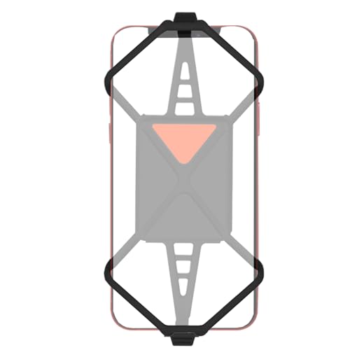 Smileshiney Handyhalter Für Fahrrad | Silikone Fahrrad-Handyhalter Mit Schnellspann-Sicherheitsverschluss - Vorbauhalterung Navigations-Sicherheitsgurt Für Fahrradpendeln Outdoor Sport von Smileshiney