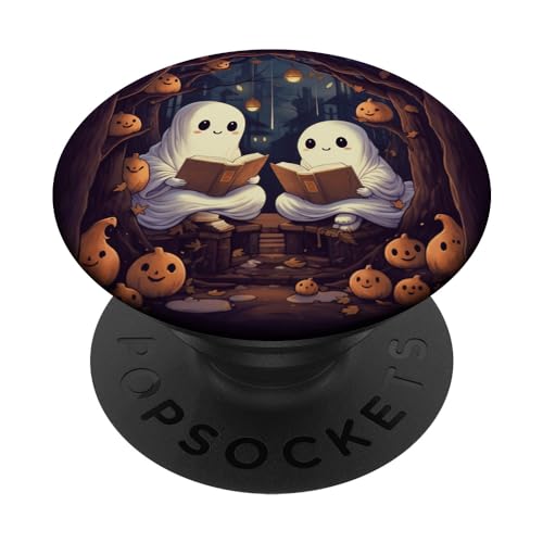 Smiling Spirits Ghosts Reading Novels Bookish Shop Schwarz Halloween Phone Grip PopSocket Expandierbar Handyhalterung Smiling Spirits Ghosts Reading Novels Bookish Shop Schwarz Halloween Phone Grip PopSocket Expandierbar Handyhalterung von Smiling Spirits Ghosts Reading Novels Bookish Shop