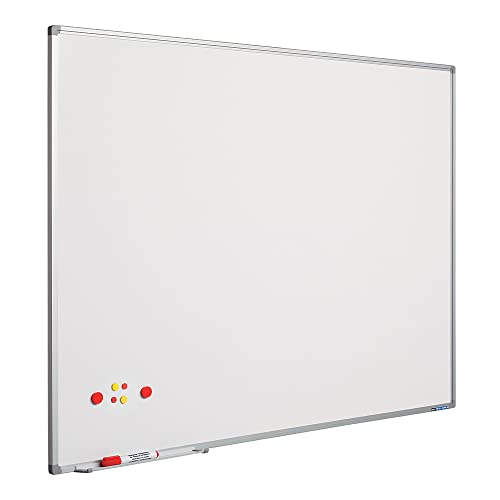 Smit Visual Whiteboard, 240 x 120 cm, magnetisch, Emaille von Smit Visual