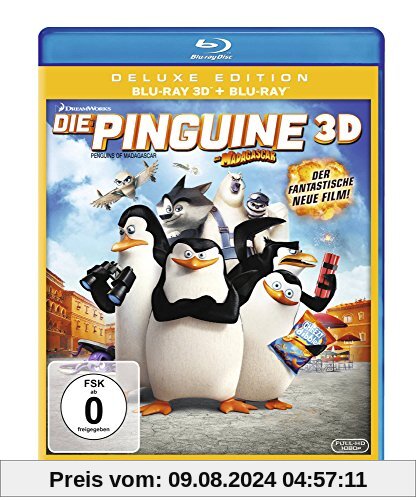 Die Pinguine aus Madagascar [3D Blu-ray] von Smith, Simon J.