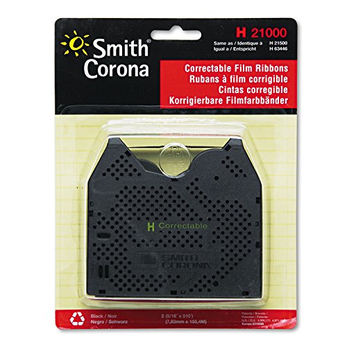 Smith Corona 21000 Korrigierbares Farbband 2er Pack von Smith Corona