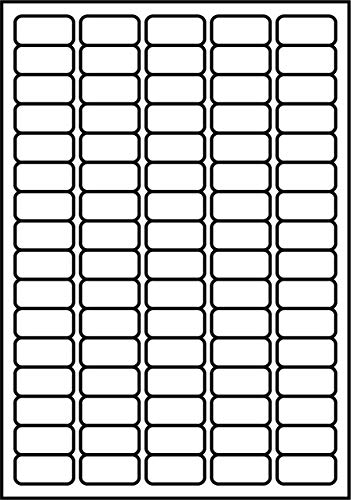 SmithPackaging A4 selbstklebende Adress-Etiketten, 80 Etiketten pro Blatt, 100 Blatt, 35,6 x 16,9 mm, 8000 Etiketten von SmithPackaging