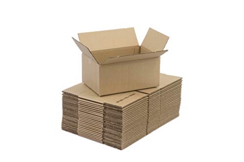 SmithPackaging Einwandige Versandkartons aus Karton, 229 x 152 x 102 mm, 25 Stück von SmithPackaging