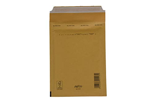 SmithPackaging Luftpolsterumschläge, goldfarben, 150 x 215 mm, 5 Stück von SmithPackaging