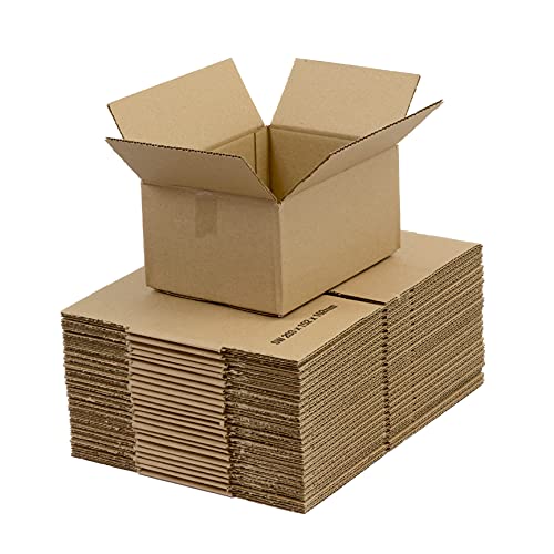 SmithPackaging Versandkartons, einwandig, 203 x 152 x 102 mm, 25 Stück von SmithPackaging