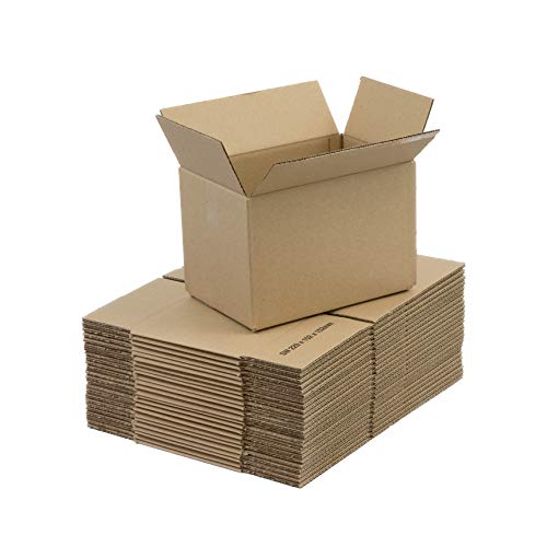 SmithPackaging Versandkartons, einwandig, 229 x 152 x 152 mm, 25 Stück von SmithPackaging
