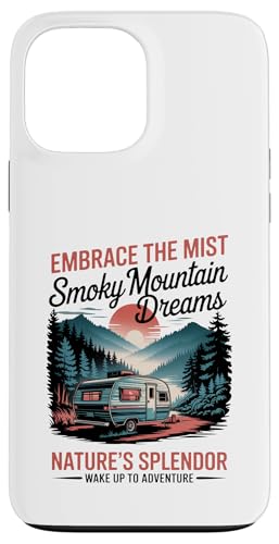 Camping im Smokies National Park Explorer Hülle für iPhone 13 Pro Max von Smoky Mountains - Hike the Fog - Embrace the Wild