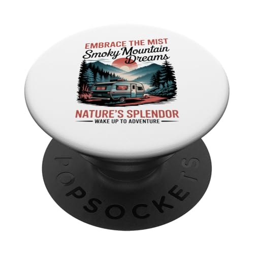 Camping im Smokies National Park Explorer PopSockets Klebender PopGrip Camping im Smokies National Park Explorer PopSockets Klebender PopGrip von Smoky Mountains - Hike the Fog - Embrace the Wild