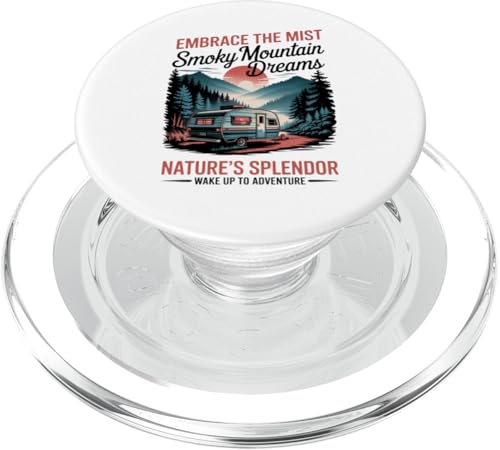 Camping im Smokies National Park Explorer PopSockets PopGrip für MagSafe von Smoky Mountains - Hike the Fog - Embrace the Wild