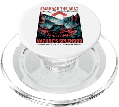 Classic Great Smoky Mountains Camping PopSockets PopGrip für MagSafe Classic Great Smoky Mountains Camping PopSockets PopGrip für MagSafe von Smoky Mountains - Hike the Fog - Embrace the Wild