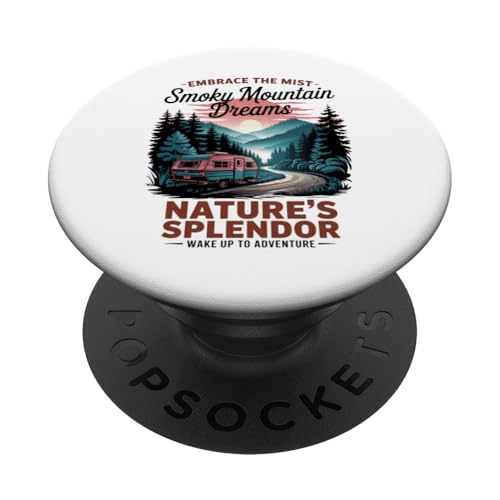 Great Smoky Mountains Camping PopSockets Klebender PopGrip Great Smoky Mountains Camping PopSockets Klebender PopGrip von Smoky Mountains - Hike the Fog - Embrace the Wild