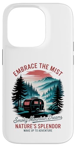 Retro Vintage Great Smoky Mountains Camping Hülle für iPhone 14 Pro von Smoky Mountains - Hike the Fog - Embrace the Wild