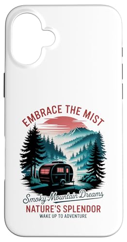 Retro Vintage Great Smoky Mountains Camping Hülle für iPhone 16 Plus Retro Vintage Great Smoky Mountains Camping Hülle für iPhone 16 Plus von Smoky Mountains - Hike the Fog - Embrace the Wild