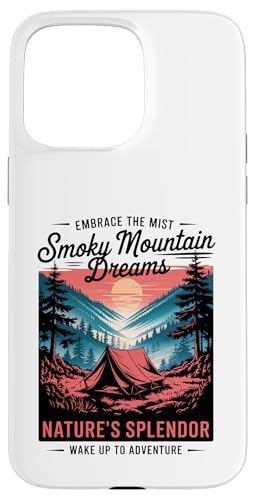 Smokies — Vintage-Camping im Freien, Smoky Mountains Hülle für iPhone 15 Pro Max Smokies — Vintage-Camping im Freien, Smoky Mountains Hülle für iPhone 15 Pro Max von Smoky Mountains - Hike the Fog - Embrace the Wild