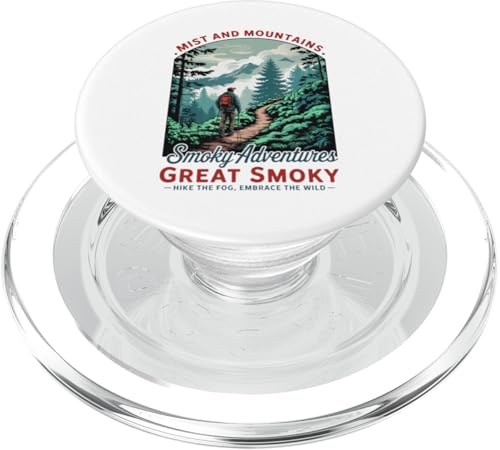 Smoky Mountains Retro Wandern - Tennessee Adventure PopSockets PopGrip für MagSafe Smoky Mountains Retro Wandern - Tennessee Adventure PopSockets PopGrip für MagSafe von Smoky Mountains - Hike the Fog - Embrace the Wild