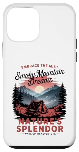 Vintage-Camping im Freien Smoky Mountains Hülle für iPhone 12 mini von Smoky Mountains - Hike the Fog - Embrace the Wild