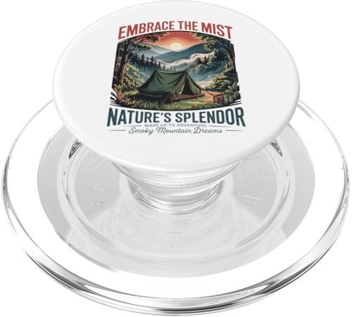 Wandern Sie durch die Smokies — Vintage-Camping im Freien in den Smoky Mountains PopSockets PopGrip für MagSafe Wandern Sie durch die Smokies — Vintage-Camping im Freien in den Smoky Mountains PopSockets PopGrip für MagSafe von Smoky Mountains - Hike the Fog - Embrace the Wild