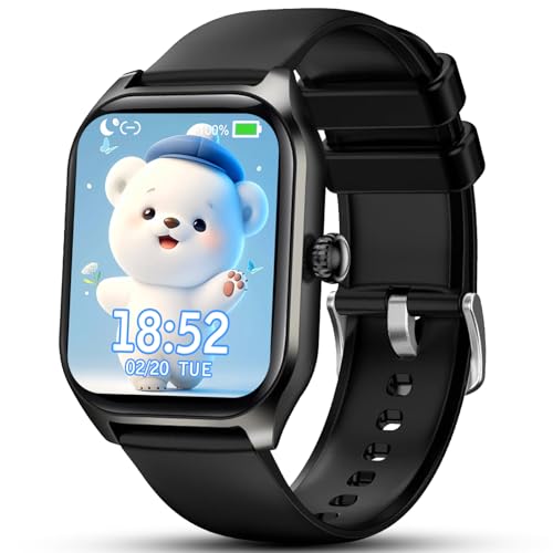 Kinder Smartwatch, Smartwatch für Kinder mit Telefon SOS Foto Spiel Taschenlampe, Geburtstagsgeschenk für Jungen und Mädchen Kinder Smartwatch, Smartwatch für Kinder mit Telefon SOS Foto Spiel Taschenlampe, Geburtstagsgeschenk für Jungen und Mädchen von Smooce