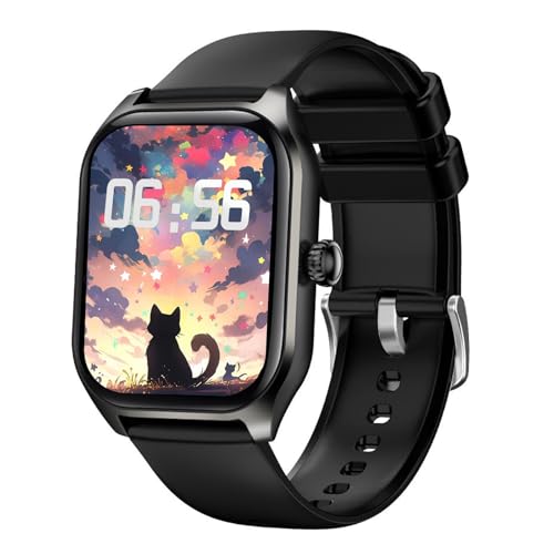 Kinder Smartwatch,Smart Watch für Kinder mit Anruf SOS Fitness Tracker Schlafmonitor Spiele Musik Kamera Wecker, Bluetooth Telefon Uhr für Jungen Mädchen (Tinte Schwarze) von Smooce