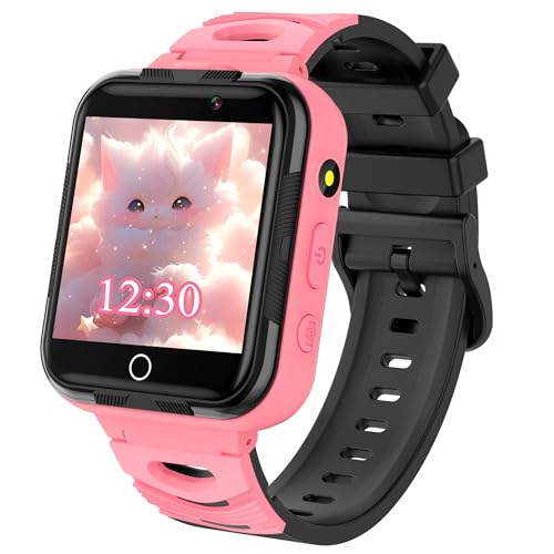 Smooce Kinder Smartwatch Telefon, 24 Games Music Smartwatch, Smartwatch with 14 Theme Style, Call, Dual Camera, Flashlight, Recorder, Video Alarm Clock for Boys and Girls von Smooce