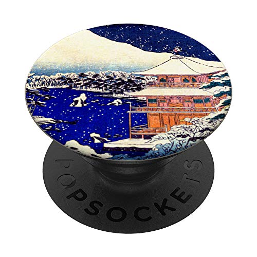 Berühmte Klassische Japanische Kunst Kinkakuji Tempel Schnee PopSockets PopGrip: Ausziehbarer Sockel und Griff für Handys/Tablets mit Tauschbarem Top Berühmte Klassische Japanische Kunst Kinkakuji Tempel Schnee PopSockets PopGrip: Ausziehbarer Sockel und Griff für Handys/Tablets mit Tauschbarem Top von Smooth HQ